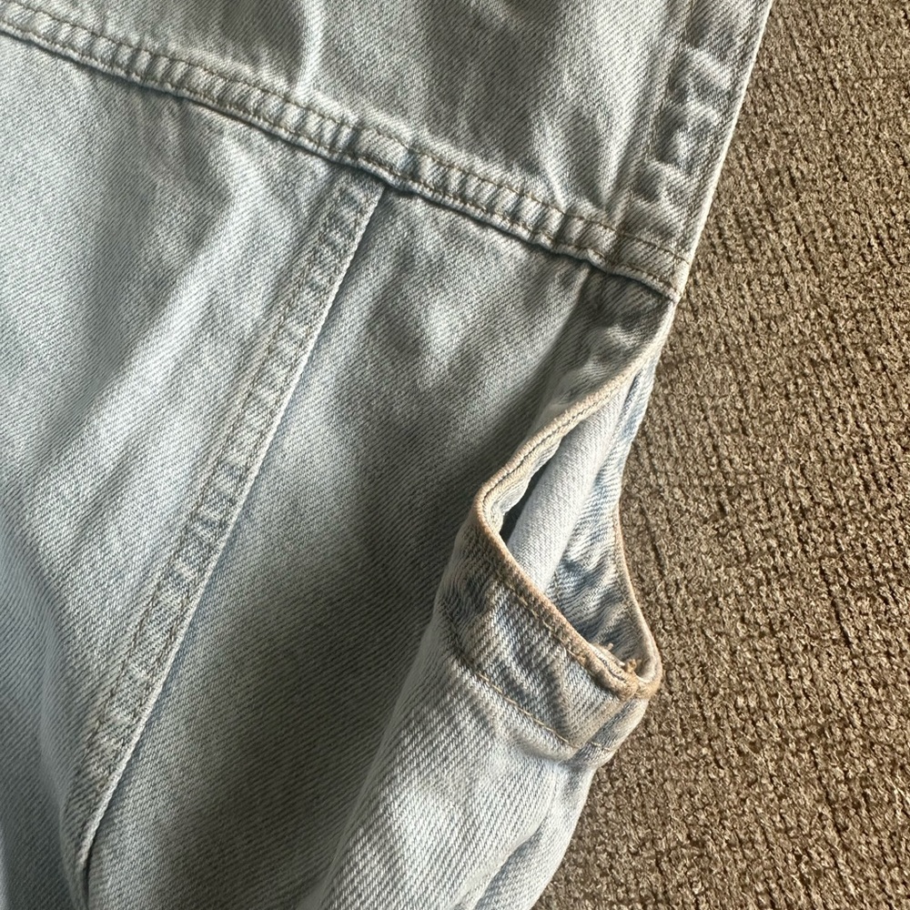 Zara light blue denim dress - Picture 7 of 7